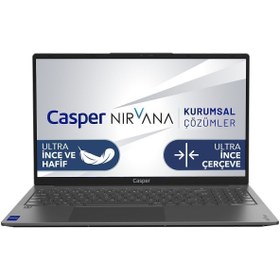 Resim Casper Nirvana X700.1235-ef00x-g-f Intel Core I5-1235u 64gb Ram 1tb Nvme Ssd Freedos Casper