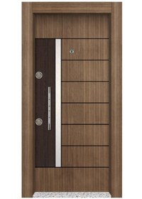 Resim Tezwood Tez-2584 Eskitme Kasalı Düz Model Çelik Kapı 