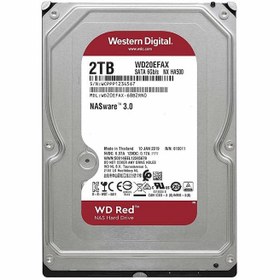 Resim WESTERN DIGITAL WD20EFAX RED 3.5\ 2TB 5400rpm 64mb Sata 7\u002F24 NAS Harddisk 