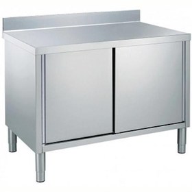 Resim Professional Dolaplı Çalışma Tezgahı, 100 Mm Sırtlı - 1400 Mm MS1417N 