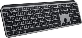 Resim Logitech MX Keys Mac için kablosuz Işıklı Klavye, Dokunsal Klavye Kontrolü, LED Tuşlar, Bluetooth, USB-C, 10 Gün Pil Ömrü, Metal Yapı, QWERTZ Almanca Dizilim, Gri 