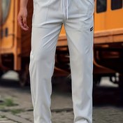 Resim Erkeklerin Rahat Cepli Jogger Pantolonları, Bahar Yaz İçin Bağcıklı Uzun Spor Pantolonlar 