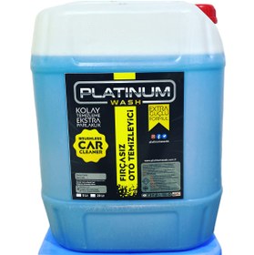 Resim PLATINUM WASH ENDÜSTRİYEL TEMİZLİK ÜRÜNLERİ Platınum Wash Eco Blue Cilalı Fırçasız Oto Yıkama Şampuanı 20l 