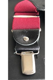 Resim Yage 3,5 Cm Bordo Pantolon Askısı 