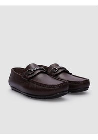 Resim Cabani %100 Hakiki Deri Kahverengi Tokalı Erkek Loafer-kahverengi Kahverengi 
