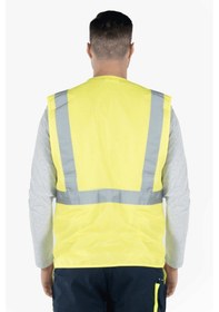 Resim Mühendis İkaz Yeleği Reflektörlü Fosforlu 