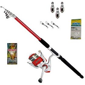 Resim Effe 2.10 M Bauer Pegasus 4000 Delta Kayık Tekne Olta Seti 