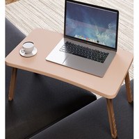 Resim interGO Renkli Laptop Sehpası Katlanabilir Yatak Koltuk Üstü Kahvaltı Sehpası LAPTOP1 Cappuccino 