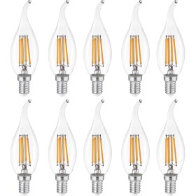 Resim Heka 10'lu Rustik LED Ampul 8W 3000K E14 (Gün Işığı) 