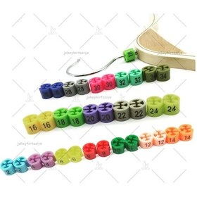 Resim ASKI için BASKILI TURUNCU (50)' Benden Boncuğu (100 Adet) Turuncu 