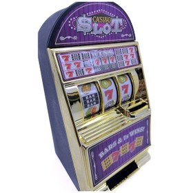 Resim Casino Slot Makinesi Şeklinde Işıklı Ve Sesli Kumbara 