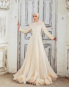 Resim CAROLIN DRESS - Pudra / 38 