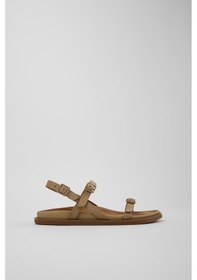 Resim Camper Lluc Sandal Kadın Deri Sandalet K201883-004 Kahverengi 