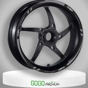 Resim Kuba Uyumlu Gri Reflektör 1 Set Jant Şeridi 