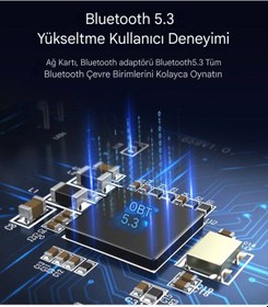 Resim Comfast 943f Wifi+bluetooth Adaptör Çift Anten Yüksek Çekim 900mb 
