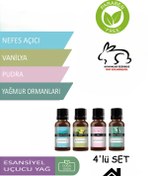 Resim luvroshe 4'lü set Uçucu Yağ Buhurdanlık Esansı Araç ve Oda Kokusu Esansiyel Yağ 10ml Humidifier 