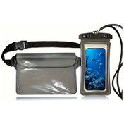 Resim Willowhaven 2 Adet Siyah Su Geçirmez Çanta Ve Telefon Kılıfı: Plaj Yüzme Kayak İçin Dayanıklı Korumalı 