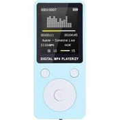 Resim Mp4 Kayıpsız Ses Müzik Çalar Fm Kaydedici Walkman Player Mavi 