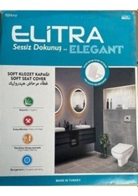 Resim Elitra Elegant Yavaş Kapanan Klozet Kapağı Thermoplast Diğer 