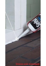 Resim Selsil Yağmura Dayanıklı Silikonize Mastik Gri 485 Gr. - 5 Adet Gri Gri 