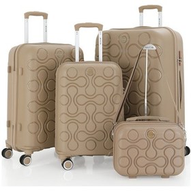 Resim Mçs Polipropilen 4lü Valiz Seti V376 S23sy1000054-set 00026 Şampanya 