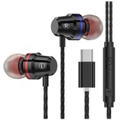 Resim Teltree Ptm M4 Type-c Kulak İçi Kablolu Kulaklık Metal Uçlu Mikrofonlu Ses Kontrolü Xiaomi, , Telefonlar İçin Ptm M4 Type-c Kulaklık 