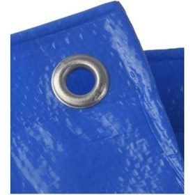 Resim 0,7x27 Metre Beyaz Balkon Örtüsü Branda, Balkon Çadır Bezi, Seperatörü, Uv Katkılı 