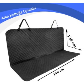 Resim Hasby Araç Arka Koltuk Çocuk Bebek Örtüsü Araba Koltuk Örtüsü Sıvı Geçirmez Oto Koltuk Kılıfı 140X120 cm 
