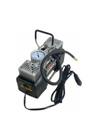 Resim 12v Lastik Şişirme Hava Kompresörü Metal Çift Pistonlu 150 Psi Tamir Kitli 