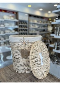 Resim Perotti Çamaşır Sepeti Salice Büyük Açık Kahverengi 