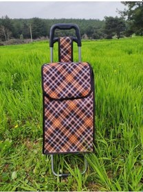 Resim Lüx Pazar Arabası Su Geçirmez Çantalı Çok Renkli 