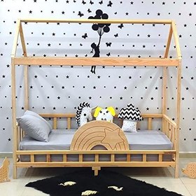 Resim Markaawm Ahşap Çocuk Karyola 90x190 Bebek Montessori Yatak 90X190 