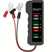 Resim 12V Araba, Kamyon, Motosiklet için Pil Test Cihazı - Dijital Alternatör ve Araba Pil Kontrol Cihazı, 6 LED Işık, ABS Malzeme, Sert Kablolu Güç Modu, for BMW BM310 için, Araba Motosiklet Test Cihazı | Dijital Ekran Tasarımı | Alternatör Test Cihazı Fonksiyonelliği 