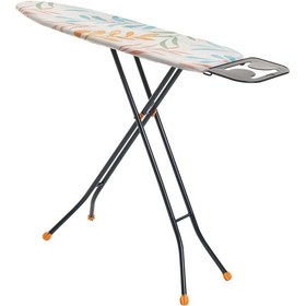 Resim Quickpress Pratik Sağlam Metal Yapılı Isıya Dayanıklı Özel Kumaşlı Ütü Masası Desenli 