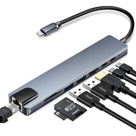 Resim Flagen Huawei Matebook D16 Uyumlu 8 In 1 Type-C Çoğaltıcı 
