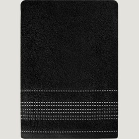 Resim Cotton Ladın Banyo Havlusu 90x150 Siyah 