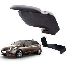 Resim 3 Tıkla Hyundai I20 2020 Delmesiz Çelik Ayaklı Siyah Kolçak Kol Dayama 
