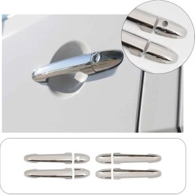 Resim Brsplast Volkswagen Crafter Uyumlu 2006-2017 Kapı Kolu 4 Kapı Paslanmaz Çelik 
