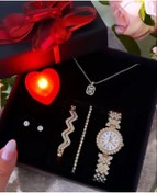 Resim Has Gold Taşlı Kadın Siyah Kare Hediye Kutu Set 
