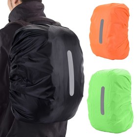 Resim Yansıtıcı Toz Geçirmez Sırt Çantası Kılıfı 30-40L - Anti-Hırsız Bisiklet ve Yürüyüş Ekipmanları Koruyucu, Ayarlanabilir Askılar, Turuncu/Mavi/Siyah, Dayanıklı Polyester Seyahat, Kamp, Açık Hava Maceraları, Seyahat Sırt Çantası, Macera Ekipmanları, Modern Sırt Çantası, Sağlam Yapı 