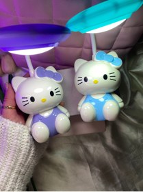 Resim Genel Markalar 1 ADET dekoratif hediyelik gece lambası .hello kitty konseptli masa lambası şarjlı 
