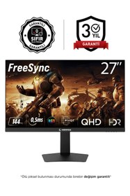 Resim Rampage Mıracle MC27F144Q 27'' Qhd 144Hz Fast IPS 0,5ms Hdr Freesync Pivot Flat Oyuncu Monitörü 