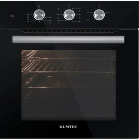 Resim Kumtel Turbo Fanlı Siyah Ankastre Fırın B66 - SF2 ( 4 pro 3 düğ ) 