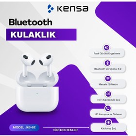 Resim Kensa KB-62 Bluetooth Kulaklık 