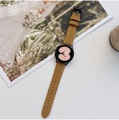 Resim Sones 20mm Crazy Horse Dokulu Buzlu Deri Kordon Saat Kordonu 