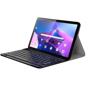 Resim Microcase Lenovo Tab M10 3.nesil Tb328fu 10.1 Inch T328 Uyumlu Bluetooth Klavyeli Standlı Kılıf - Bkk1 