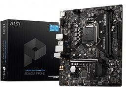Resim B560M Pro-E 4800 MHz DDR4 Hdmi 1200 M.2 mATX Anakart MSI