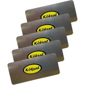 Resim Köksal Rötuş Rütüş Rutuş Çeliği 4Cmx9Cm. 5 Adet 