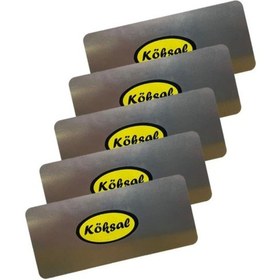 Resim Köksal Rötuş Rütüş Rutuş Çeliği 4Cmx9Cm. 5 Adet 