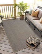Resim Friolero 2576 Naturel Jüt Halı Modern Örme Kilim Konfor Halı